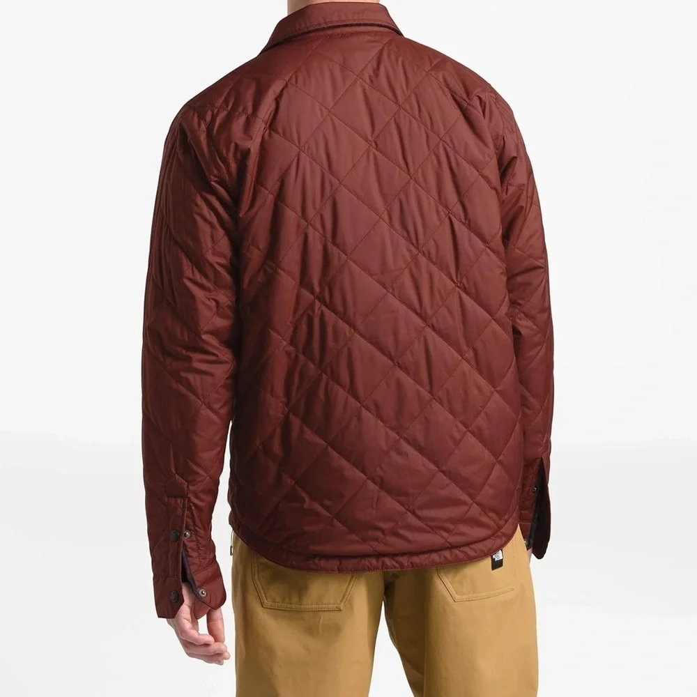 THE NORTH FACE Fort Point Insulated Reversible Flannel Sequoia Red Mens Small